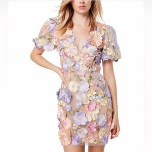 Elliatt Pastel Floral Mini Dress